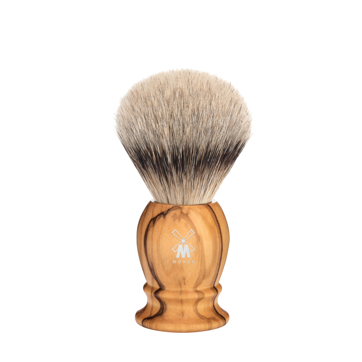 Muehle CLASSIC Shaving Brush - Silvertip Badger & Olive Wood (19mm)