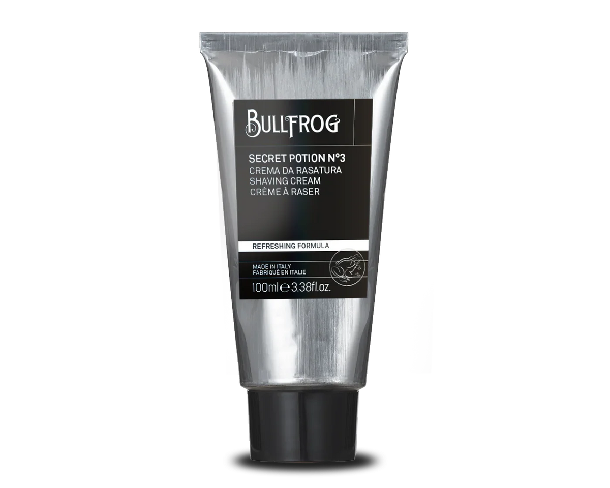 Bullfrog Secret Potion No.3 Shaving Cream - Nomad Edition Travel Tube 100ml