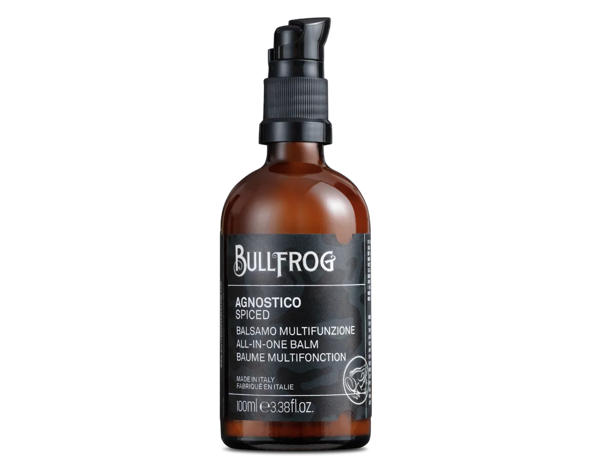 Bullfrog Agnostico Spiced All-In-One Balm - Multipurpose Beard & Face Care 100ml
