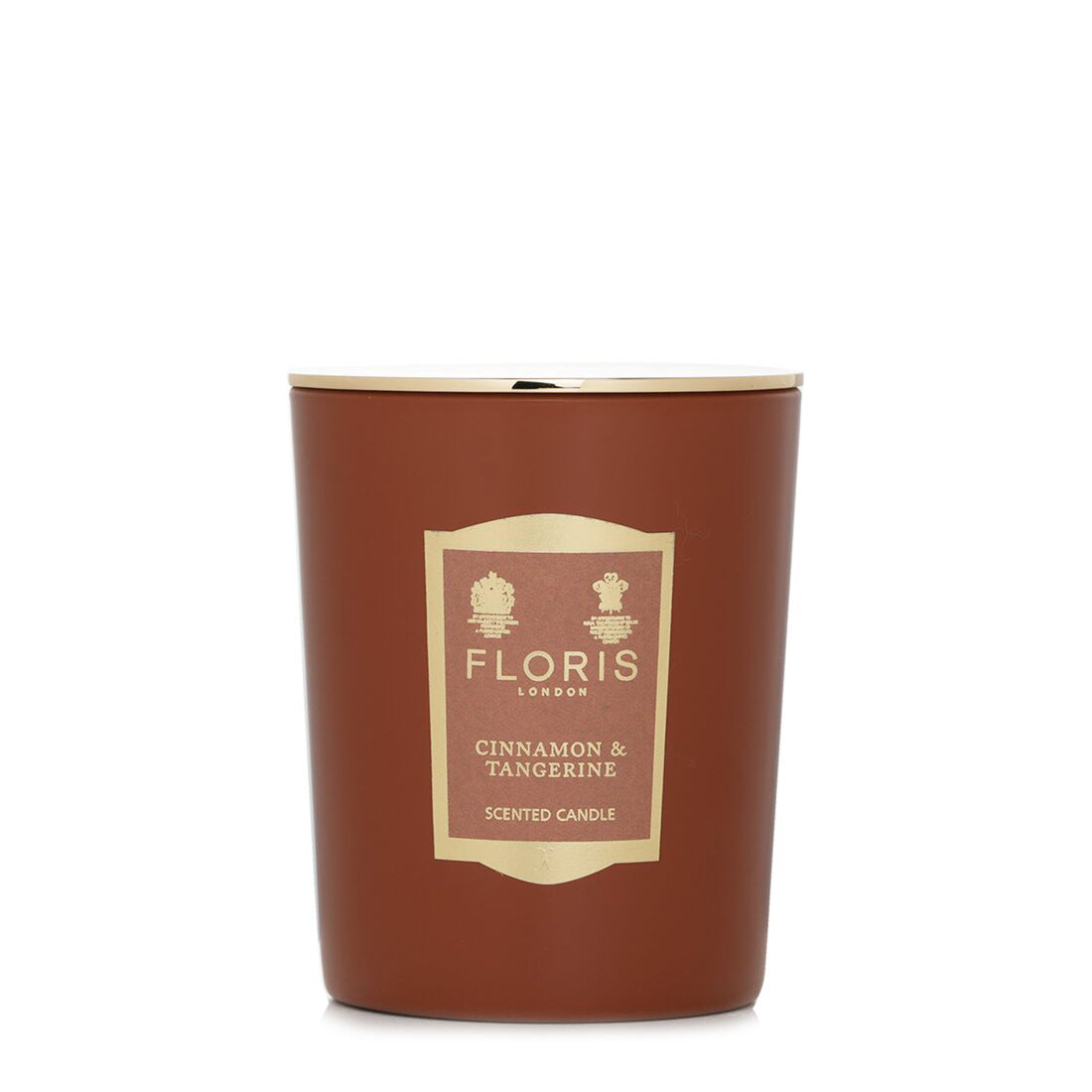 Floris London Cinnamon & Tangerine Scented Candle 175g - Luxury Spice & Citrus Home Fragrance
