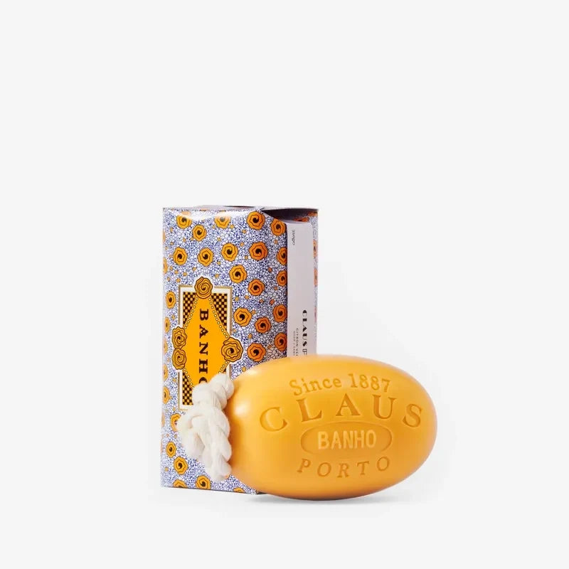 Claus Porto Deco Line Banho Soap on a Rope - Citron & Verbena 350g