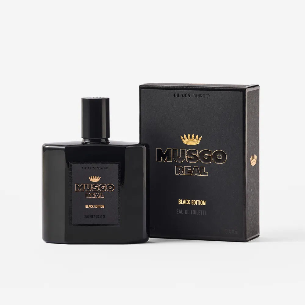 Claus Porto Musgo Real Black Edition Eau de Toilette - Contemporary Woody Perfume 100ml