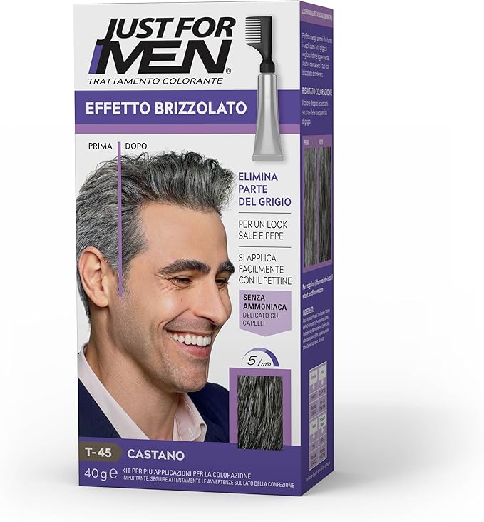 Just For Men Touch of Gray - T45 Dark Brown (40g) Gradual Dye Treatment