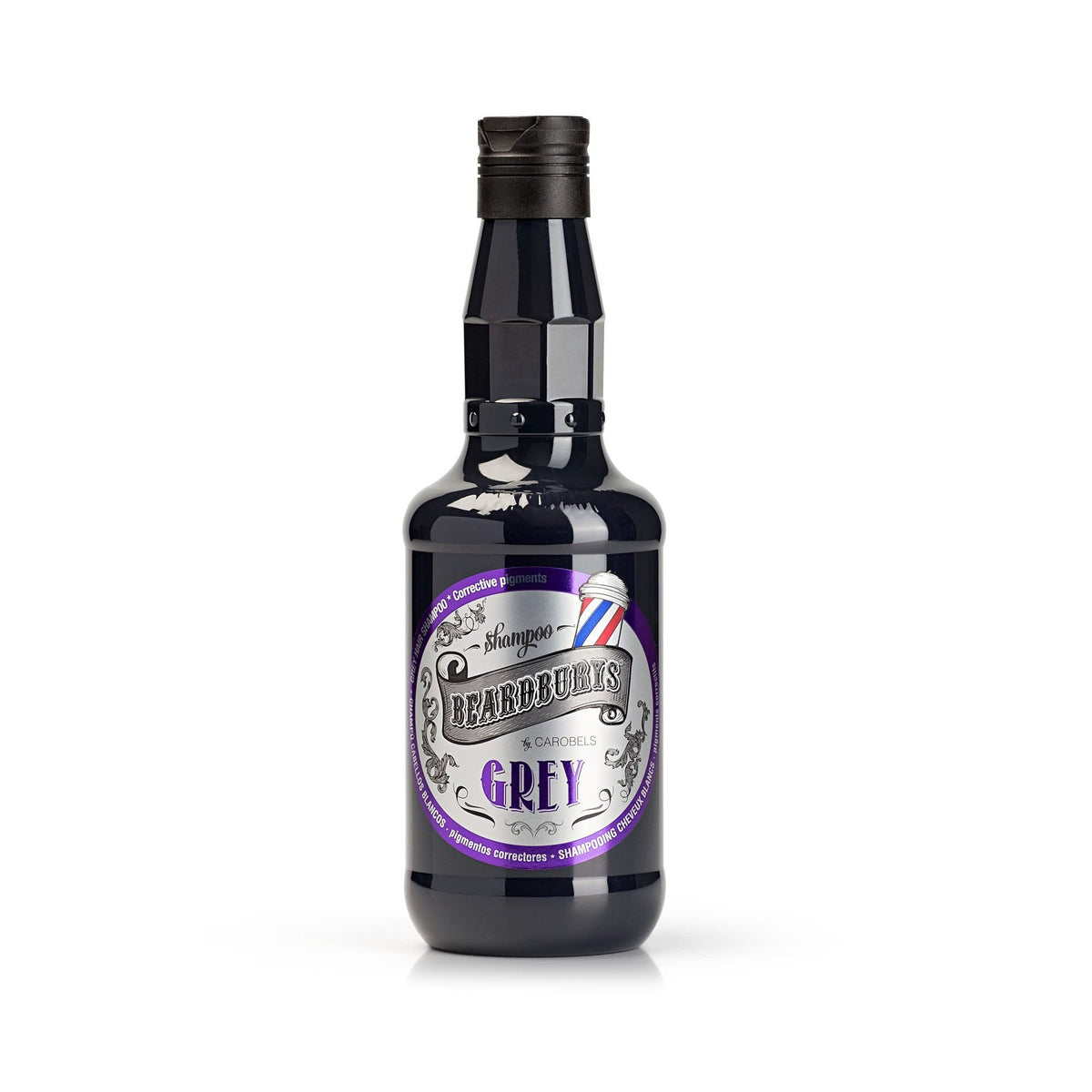 Beardburys Grey Shampoo - Yellow Tone Neutralizer for White & Grey Hair 330ml