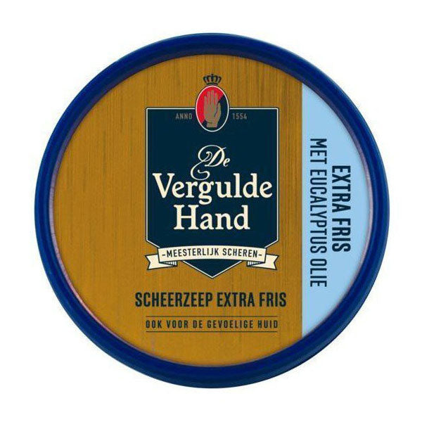 De Vergulde Hand Extra Fresh Shaving Soap – The Original Dutch Classic 75g