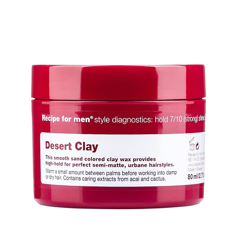 Recipe for men Desert Clay – Maximum Matte Definition 80ml