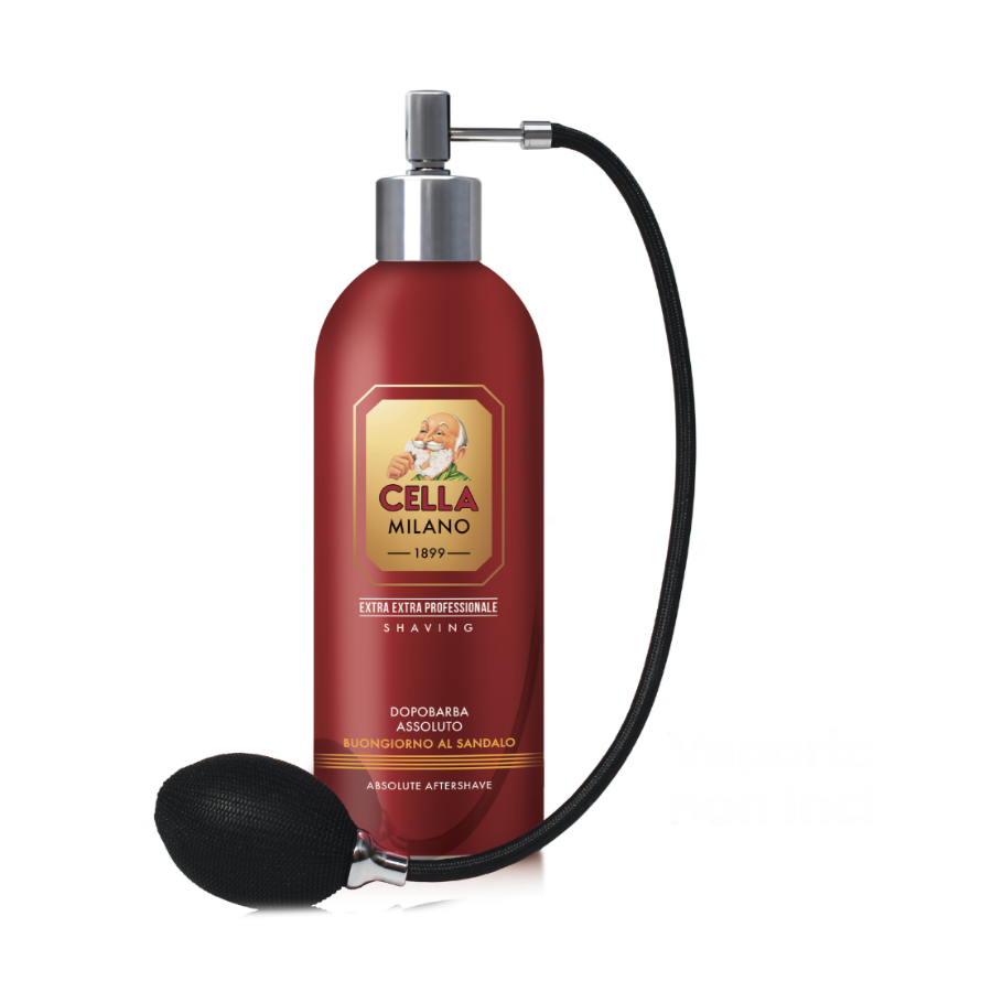 Cella Milano Extra Pro Absolute Aftershave - Buongiorno al Sandalo Professional 500ml (the product is sold without spray)