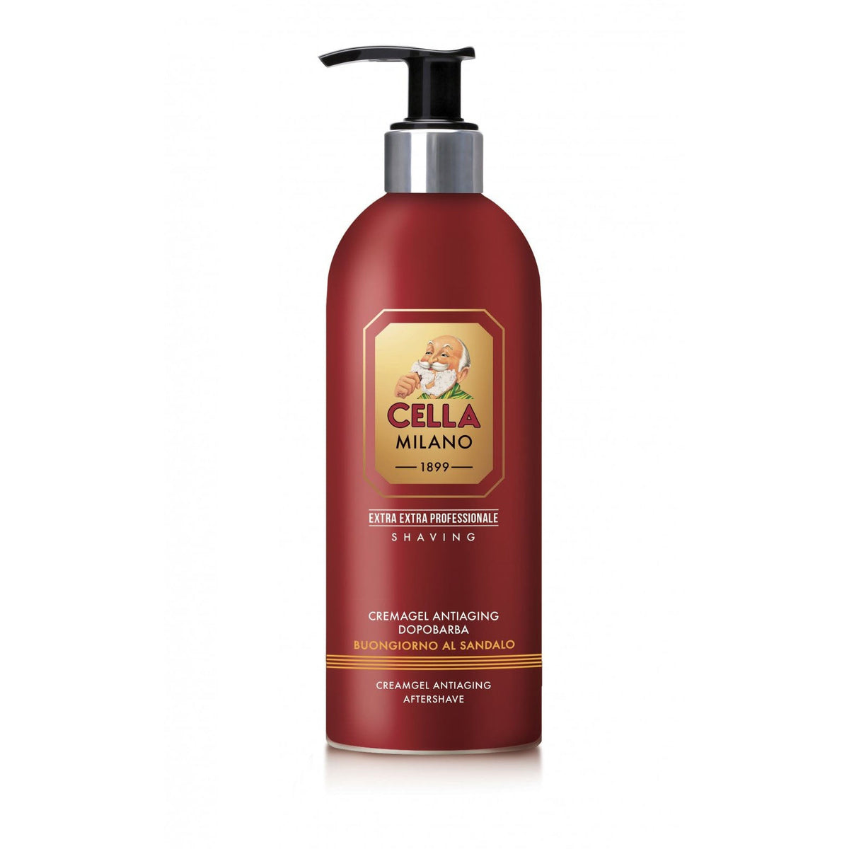 Cella Milano Extra Pro Anti-Aging Cream Gel - Buongiorno al Sandalo 500ml