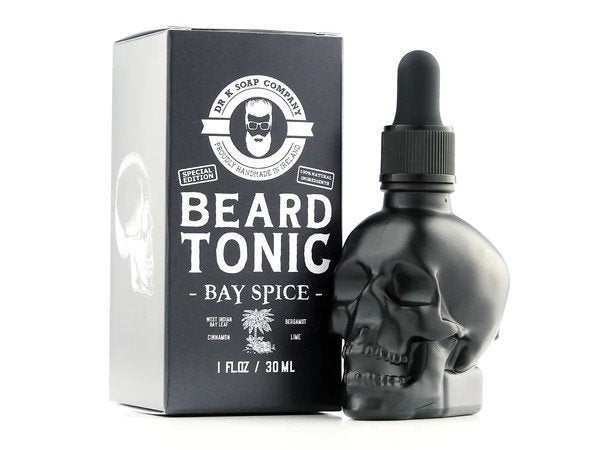 Dr K Soap Company Beard Tonic oil - Bay Rum Skull Edition (30ml)