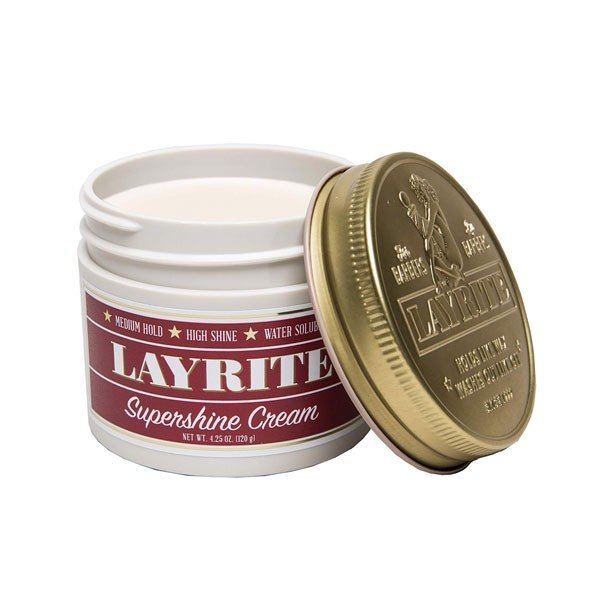 Layrite Super Shine Cream - High Shine & Medium Hold Water Soluble 120g