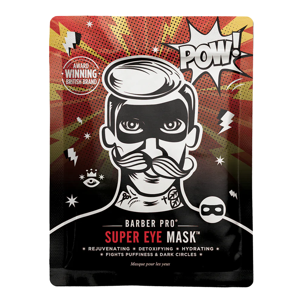 Barber Pro Super Eye Mask - Rejuvenating, Detoxifying & Hydrating 3 Pairs