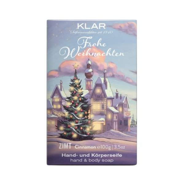 Klar Christmas Edition Cinnamon Soap - Limited Edition Festive Cleanser 100g