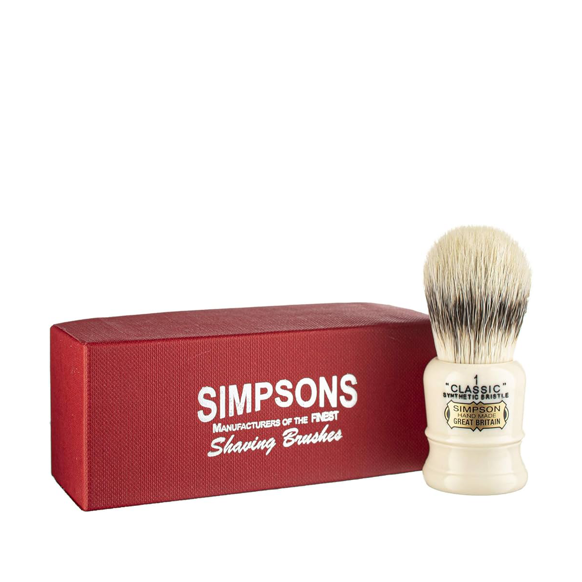 Simpsons Classic 1 Synthetic Shaving Brush – The Modern Travel Essential