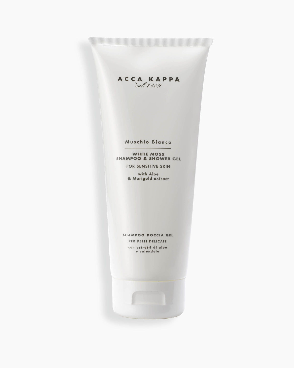 Acca Kappa white moss shampoo & shower gel with aloe & marigold 200ml