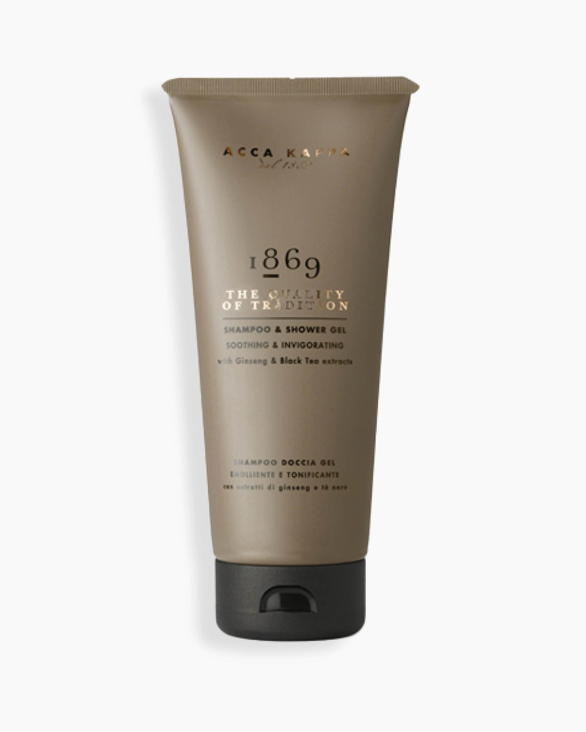 Acca Kappa 1869 Ginseng & Black Tea Shower Gel & Shampoo 200ml