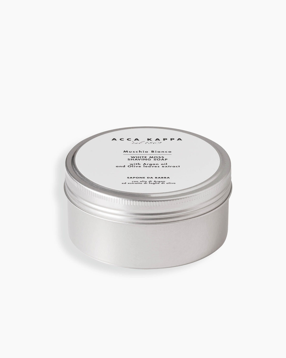 Acca Kappa White Moss Natural & Soothing Shaving Soap 250ml