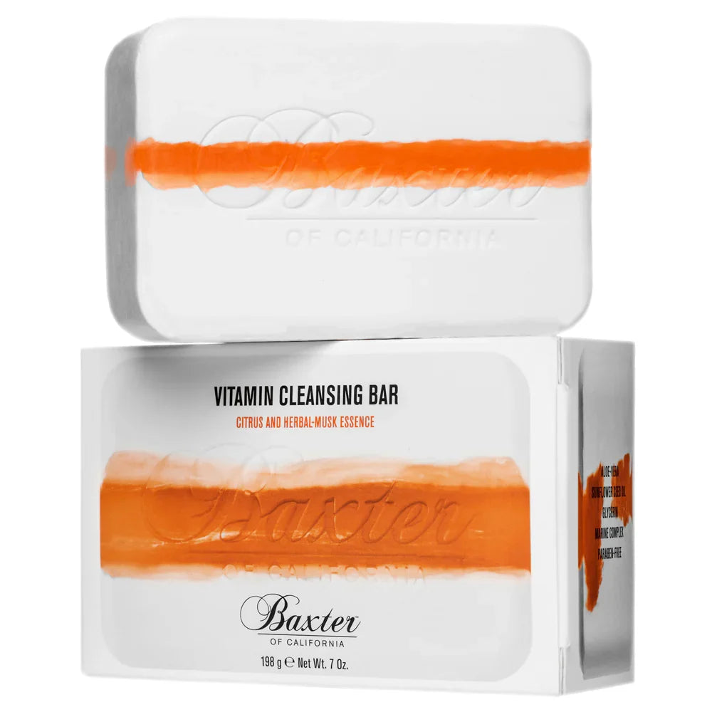 Baxter of California Vitamin Cleansing Bar - Citrus & Herbal-Musk Body Soap 198g