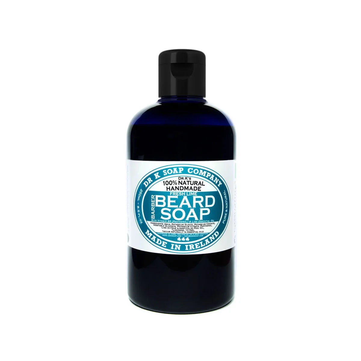 Dr K Soap Company Barber Beard Soap Fresh Lime 250ml