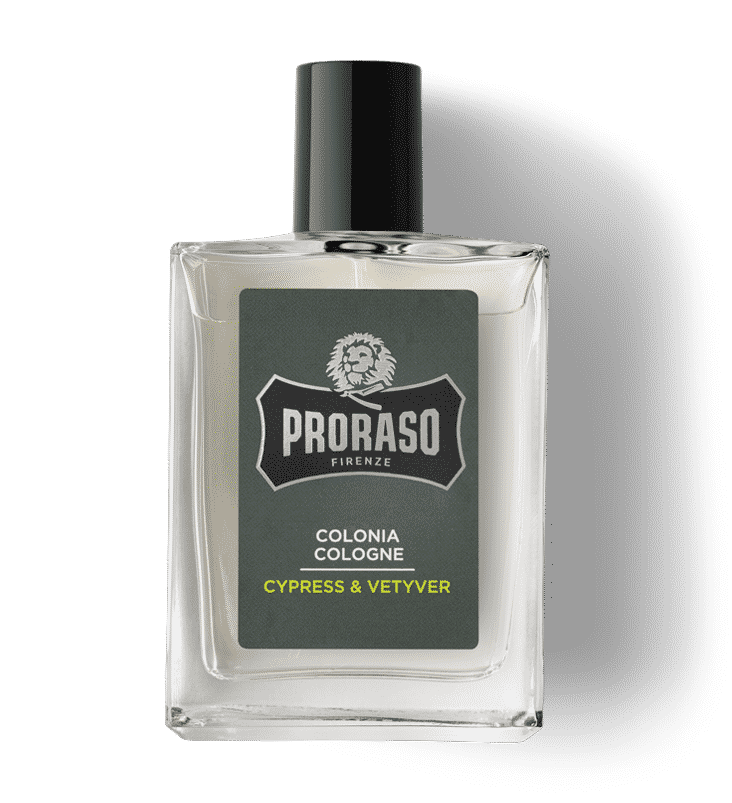 Proraso Eau de Cologne Cypress & Vetyver – Fresh Woods & Citrus Notes 100ml