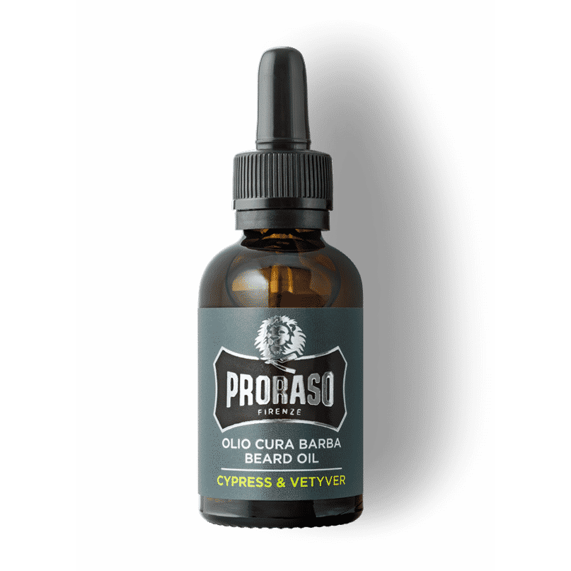 Proraso Beard Oil Cypress & Vetyver – Enriched with Macadamia & Avocado Oils | Woody Aromatic Scent 30ml