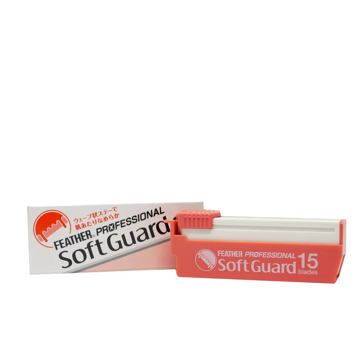 Feather Professional Soft Guard Blade PSF-15 - Ultra-Gentle Guarded Blades (15pcs)