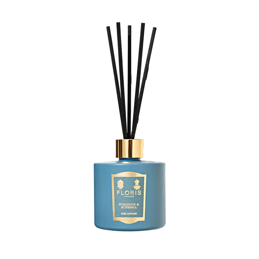 Floris London Hyacinth & Bluebell Reed Diffuser - Luxury Home Fragrance 200ml