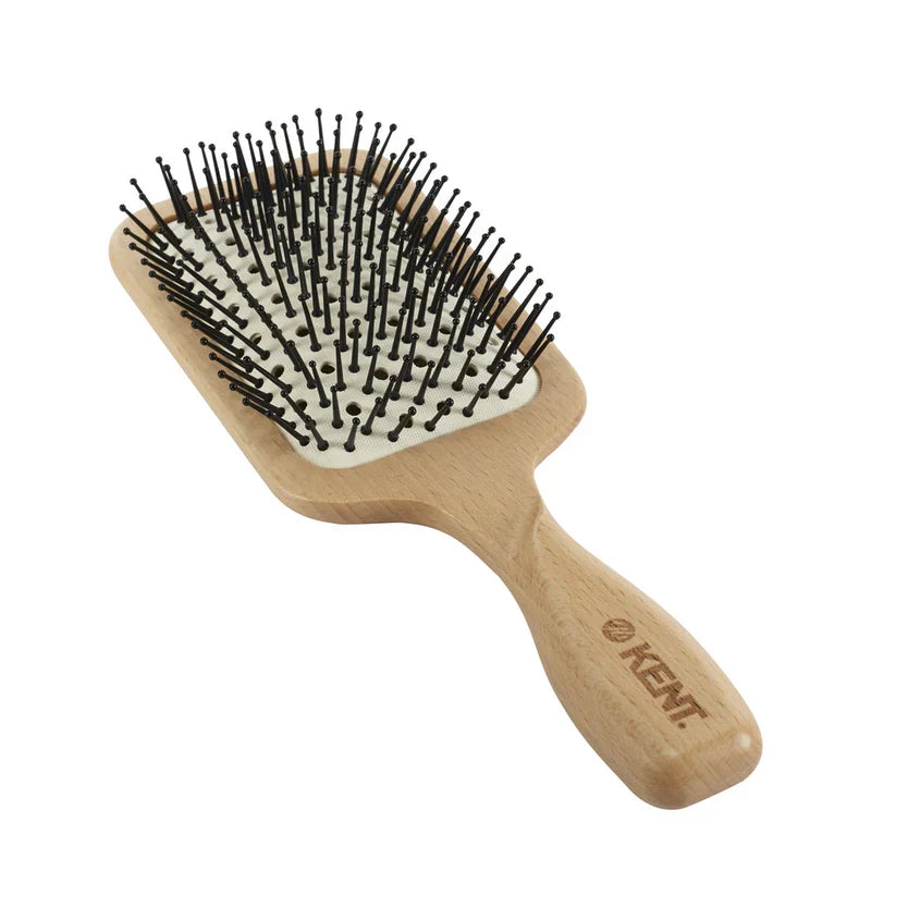 Kent Brushes Pure Flow LPF2 Large Vented Paddle Brush - FSC™ Wood Detangler