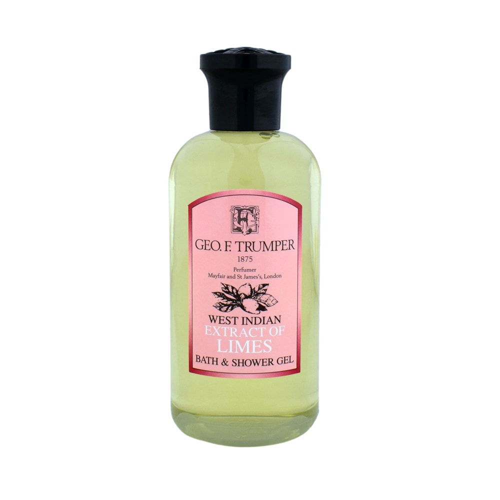 Geo. F. Trumper West Indian Extract of Limes Hair & Body Wash - Zesty Dual-Action Cleanser 200ml