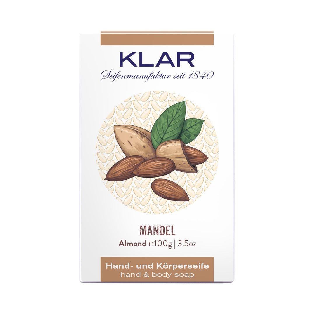 Klar Almond Soap - Moisturizing & Delicate Care 100g