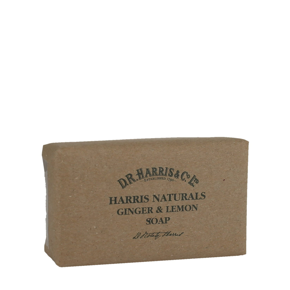 Dr Harris Lemon & Ginger 'Naturals' Soap - Organic Oil Plant-Based Bar 200g