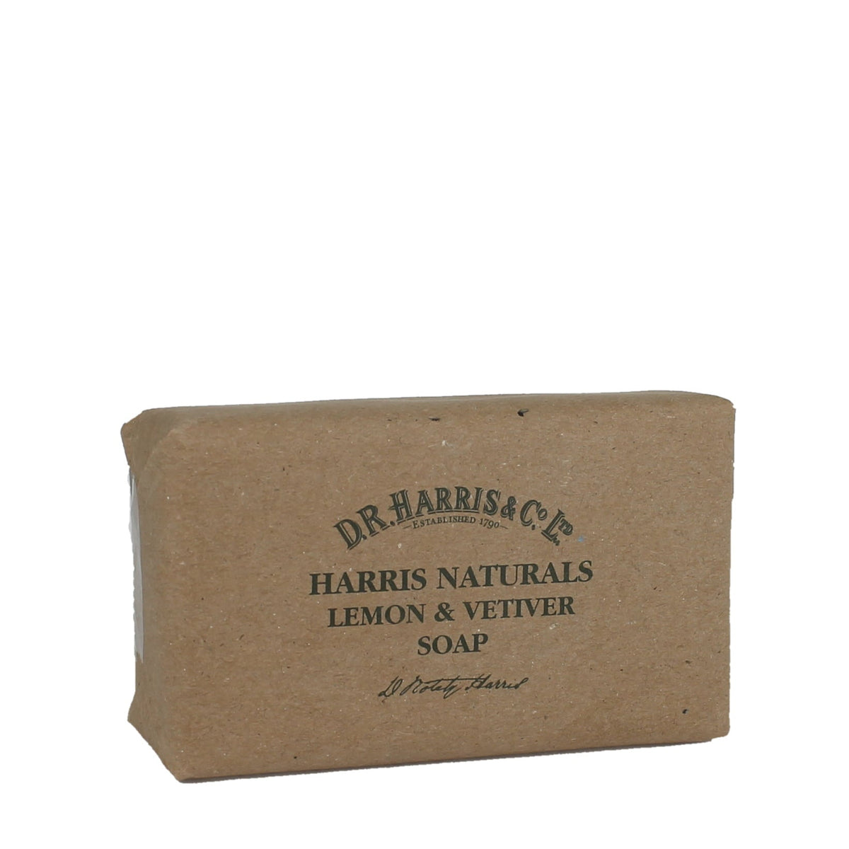 Dr Harris Lemon & Vetyver 'Naturals' Soap - Organic Oil Plant-Based Bar 200g