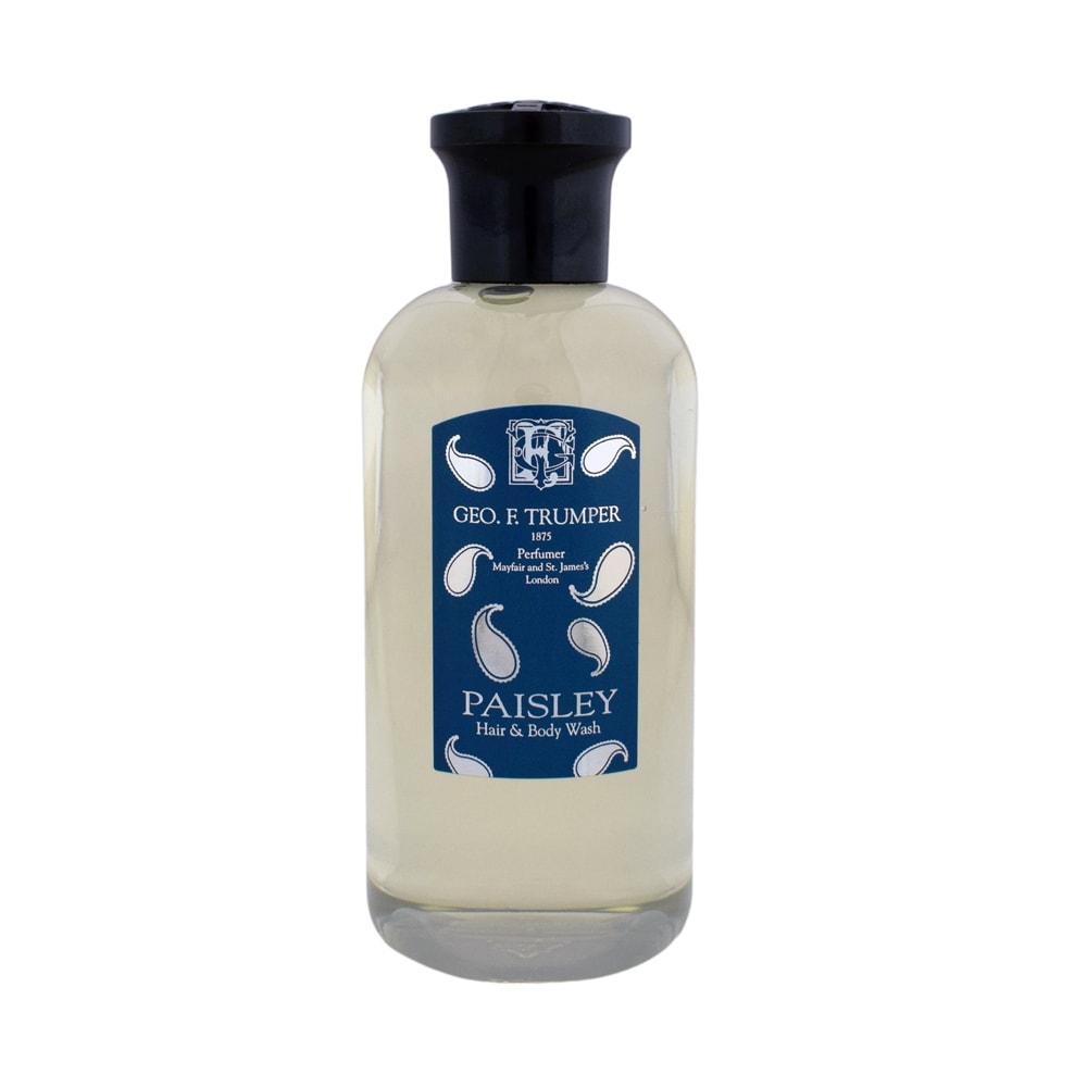 Geo. F. Trumper Paisley Hair & Body Wash - Elegant & Aromatic Dual-Action Cleanser 200ml