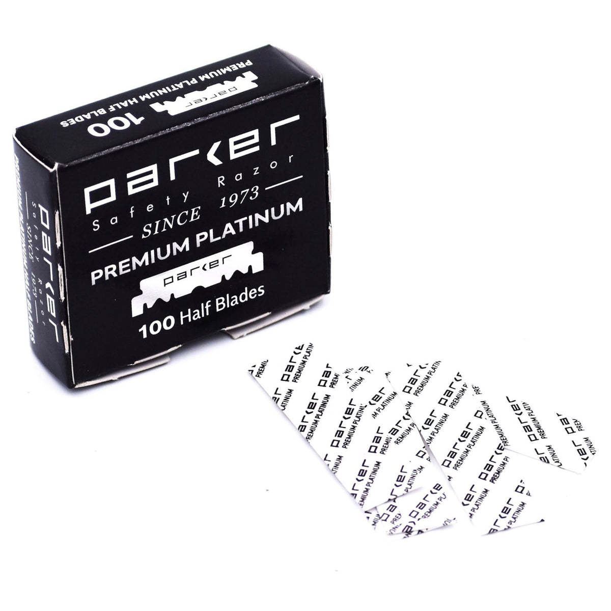 Parker Premium Platinum Single Edge Blades 100pcs – Barbershop Quality & Smoothness