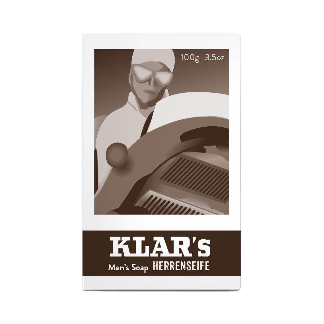 Klar Gentlemen's Soap - Spicy & Charismatic Cleanser 100g