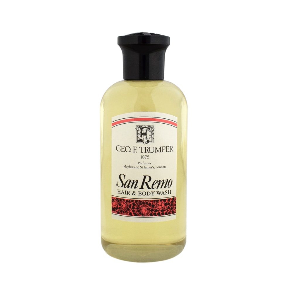 Geo. F. Trumper San Remo Hair & Body Wash - Coastal Mediterranean Dual-Action Cleanser 200ml