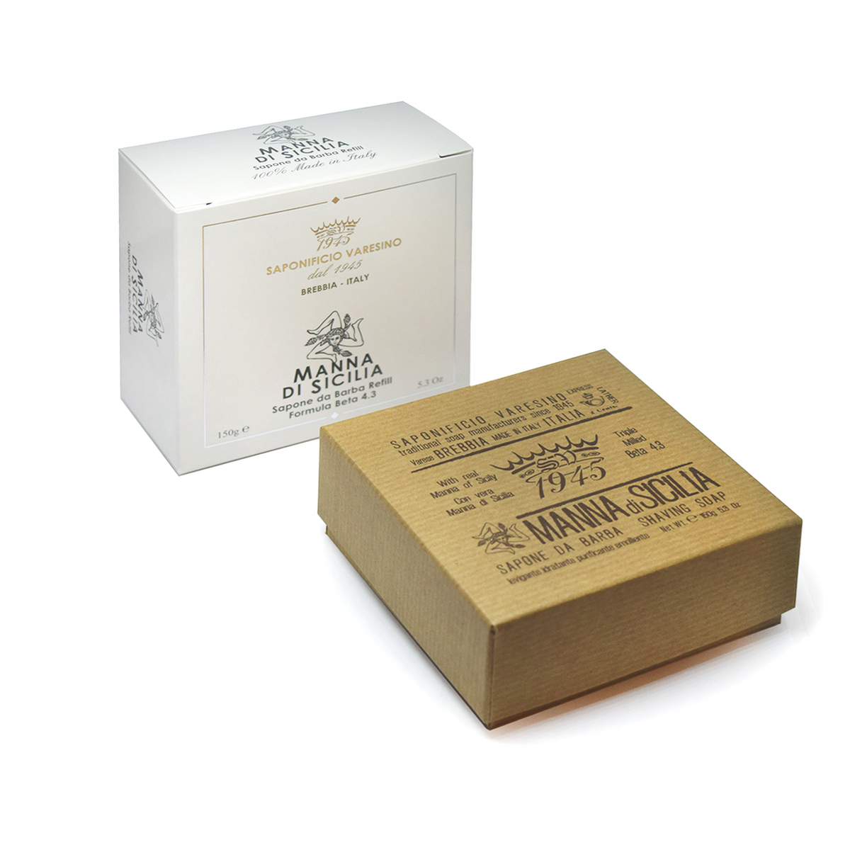 Saponificio Varesino Shaving Soap Manna di Sicilia 150g – Beta 4.3 Formulation