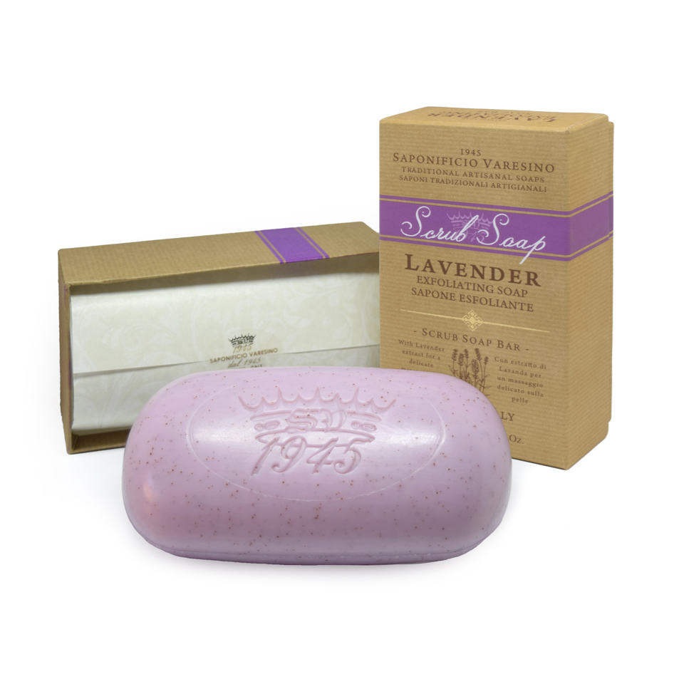 Saponificio Varesino Hand & Body Scrub Soap Lavender – Botanical Exfoliation 300g