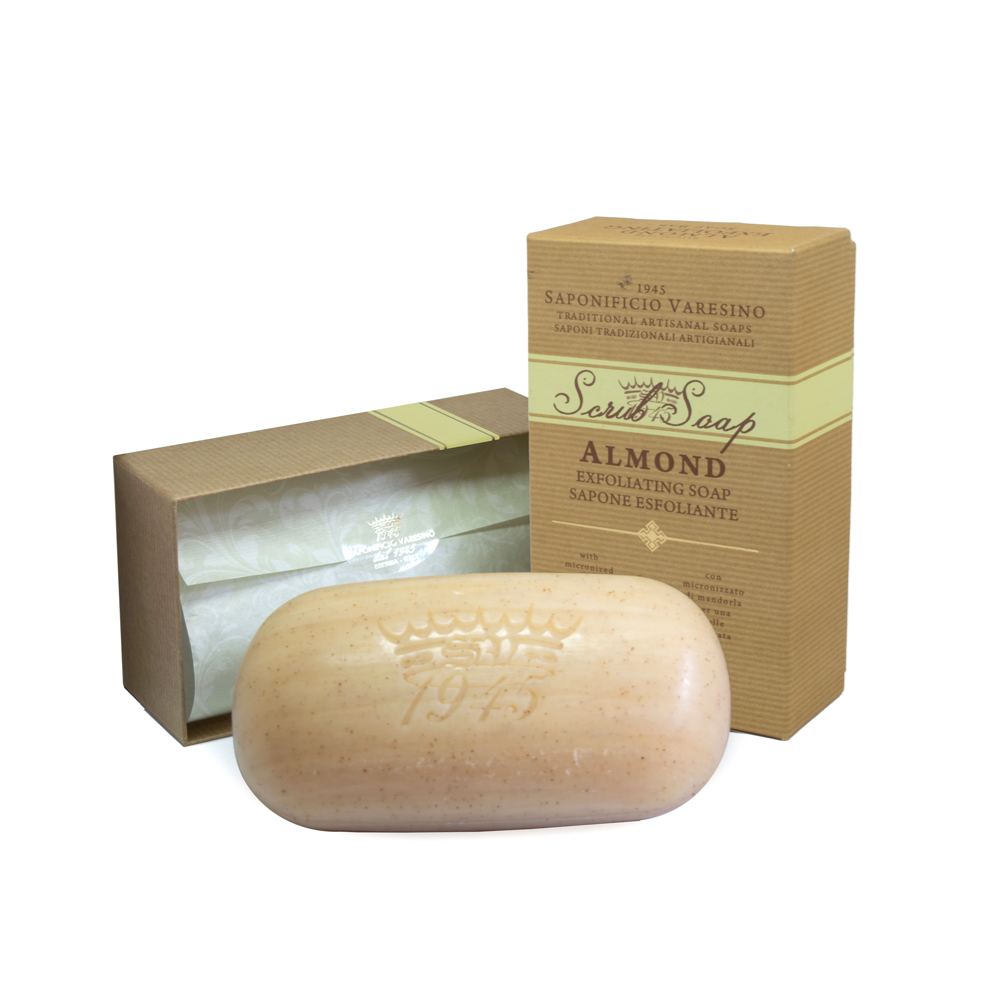 Saponificio Varesino Hand & Body Scrub Soap Almond – Classic Skin Smoothing 300g