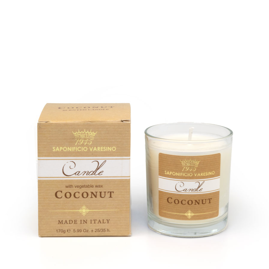 Saponificio Varesino Coconut Scented Candle – Tropical Ambiance 170g