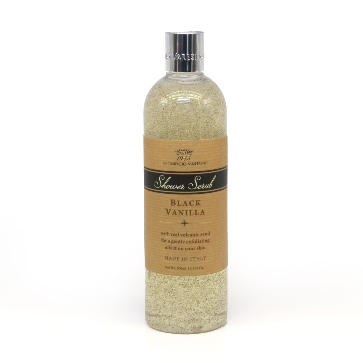 Saponificio Varesino Black Vanilla Shower Gel Scrub – Skin Renewal 500ml