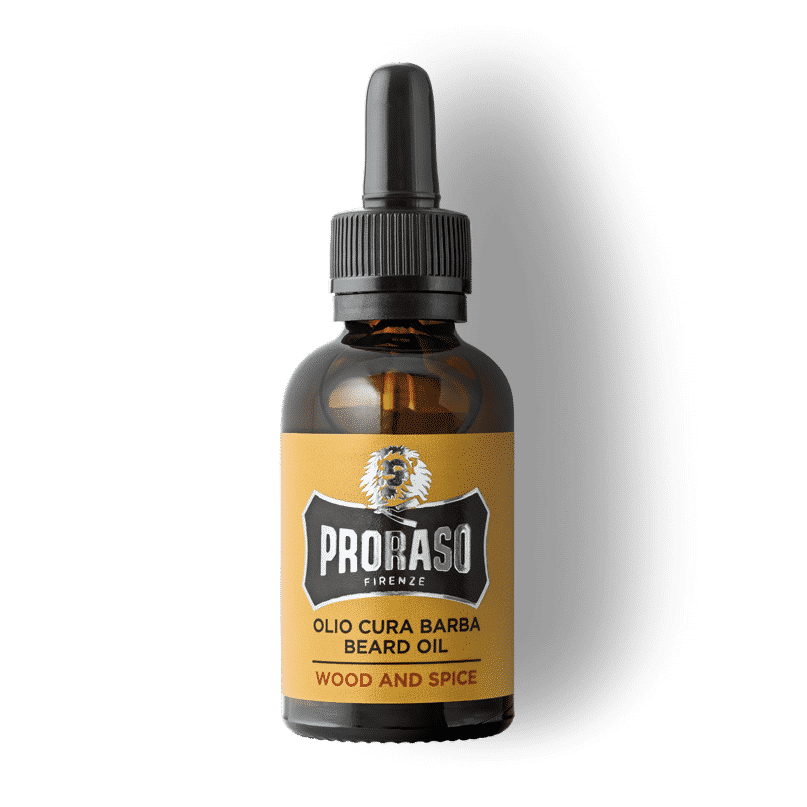 Proraso Beard Oil Wood & Spice – Enriched with Macadamia & Avocado Oils Professional Pack 100ml