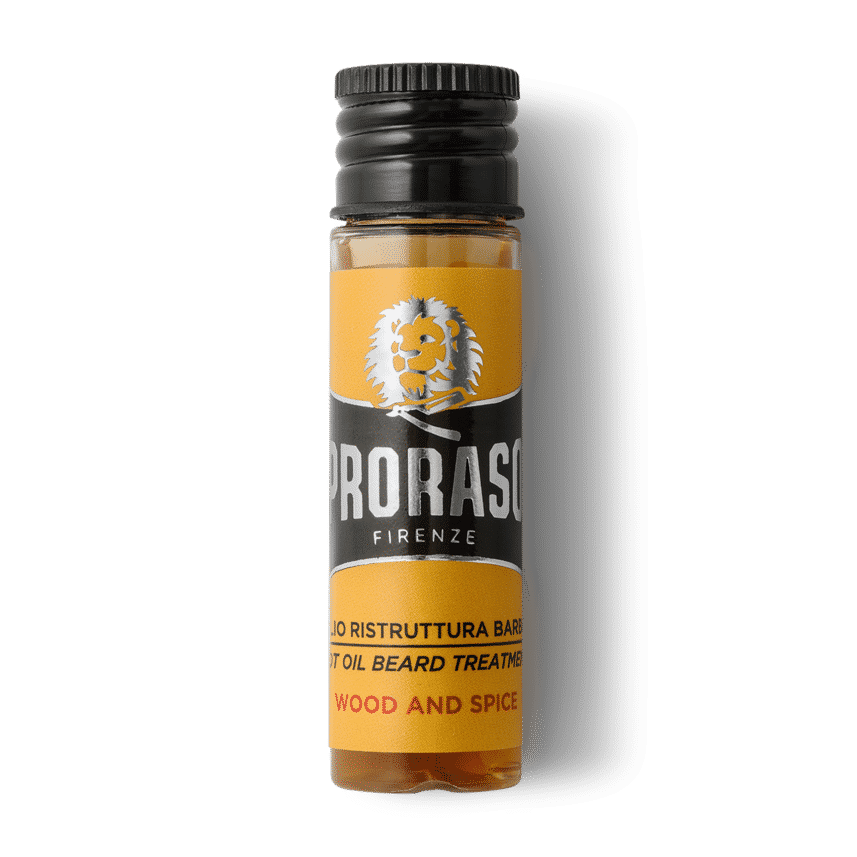 Proraso Hot Oil Beard Treatment Wood & Spice – 4x17ml Intensive Conditioning