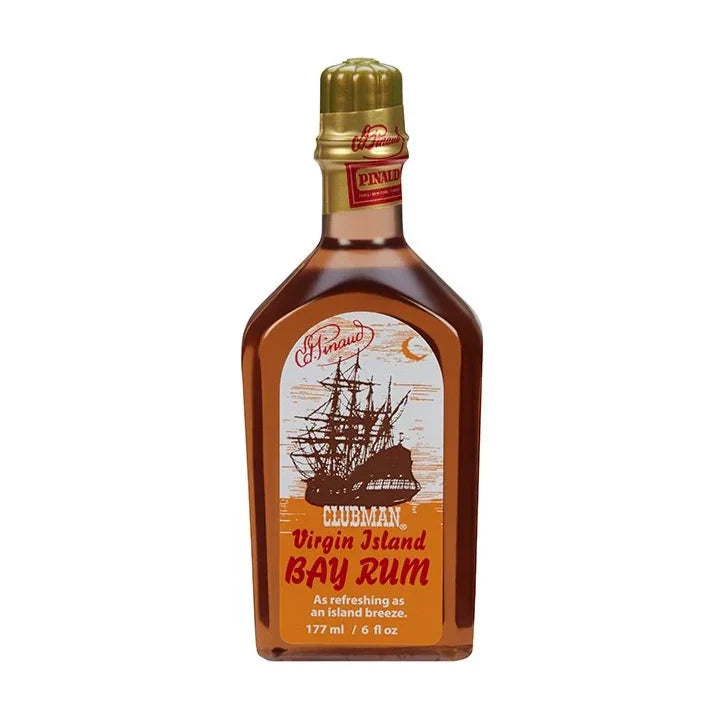Clubman Pinaud Virgin Island Bay Rum - Exotic Spice After Shave & Body Splash 177ml