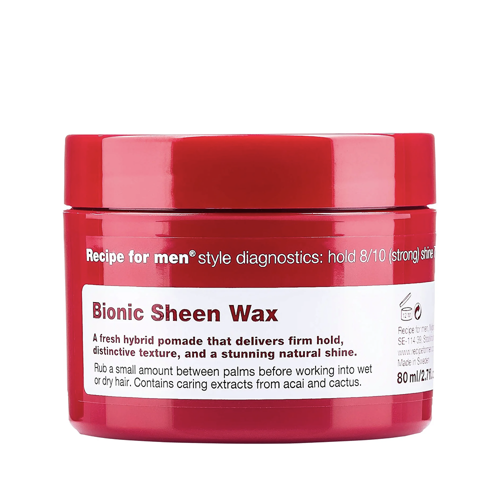 Recipe for men Bionic Sheen Wax – High Definition & Radiant Shine 80ml