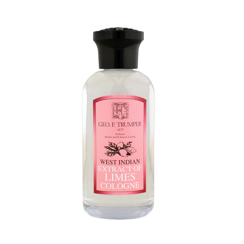 Geo. F. Trumper West Indian Extract of Limes Cologne - Iconic Zesty Fragrance 100ml Plastic Bottle