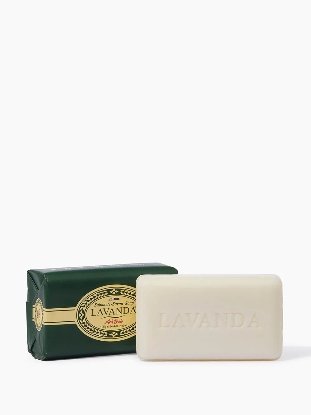 Ach Brito Lavanda Bath Soap - Traditional Lavender Vegetable Soap 125g