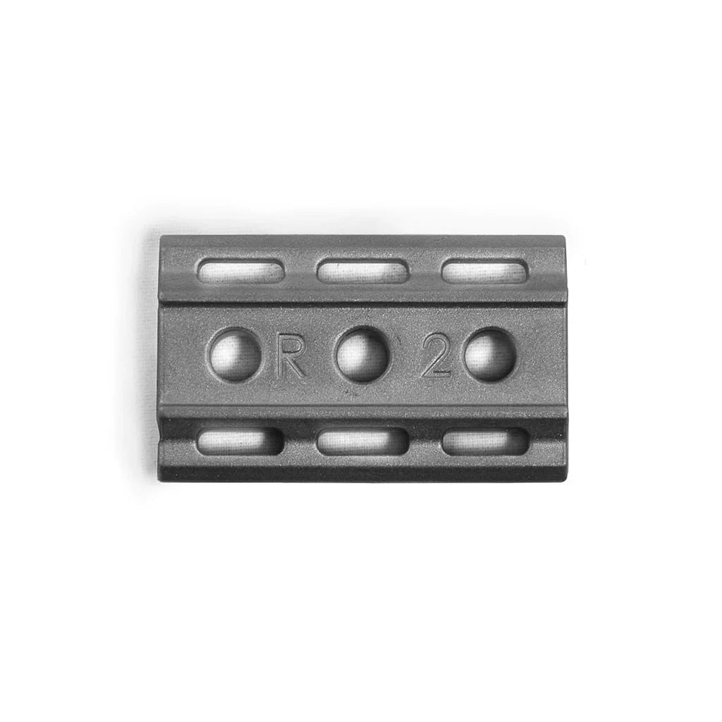 Rockwell Razors Base Plate 2/4 (Silver/White Chrome) – S-Series Compatibility