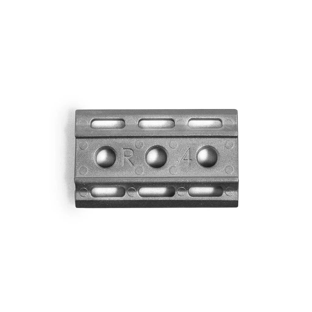 Rockwell Razors Base Plate 2/4 (White Chrome) – C-Series Compatibility
