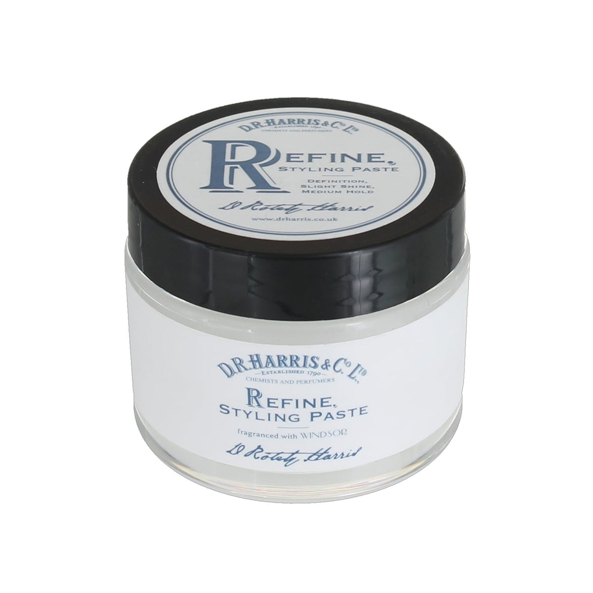 Dr Harris Refine Styling Paste - Control and Definition with Windsor Fragrance 50ml