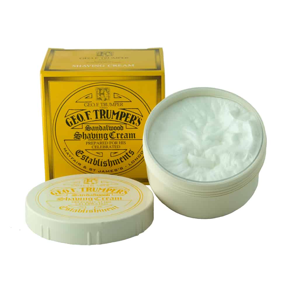 Geo. F. Trumper Sandalwood Soft Shaving Cream Bowl - Luxury Glycerine Formula 200g
